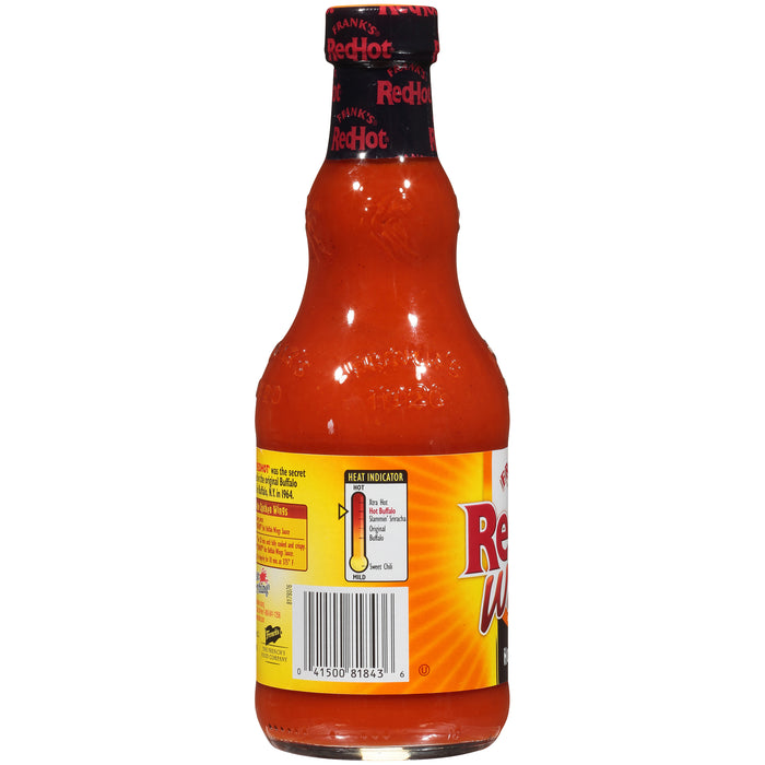 Frank's RedHot® Hot Buffalo Wings Hot Sauce, 12 fl oz (2-Pack)