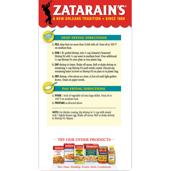 Zatarain's® Seasoned Shrimp Fri, 12 oz