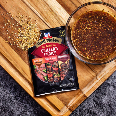 McCormick® Grill Mates® Griller's Choice Beef Marinade Mix, 1.12 oz