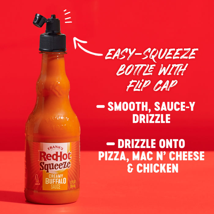 Frank's RedHot® Creamy Buffalo Squeeze Sauce, 12 fl oz