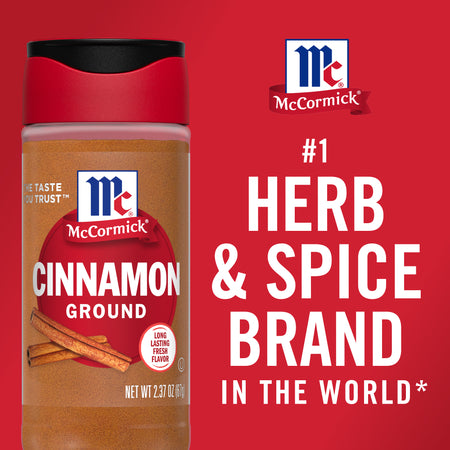 McCormick® Ground Cinnamon, 2.37 oz