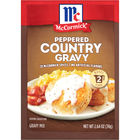 McCormick® Peppered Country Gravy Mix, 2.64 oz