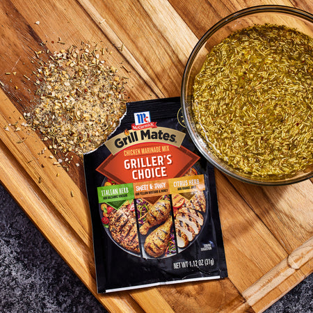 McCormick® Grill Mates® Griller's Choice Chicken Marinade Mix, 1.12 oz