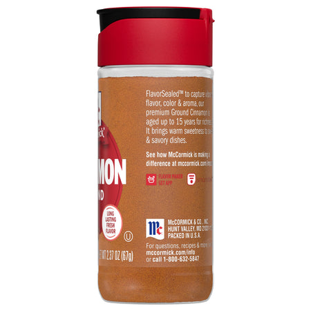 McCormick® Ground Cinnamon, 2.37 oz