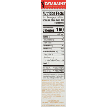 Zatarain's® Black Beans & Rice Dinner Mix, 7 oz