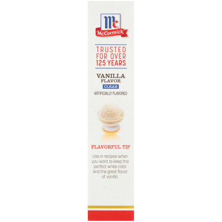 McCormick Vanilla Clear Flavor Artificially Flavored 2 oz