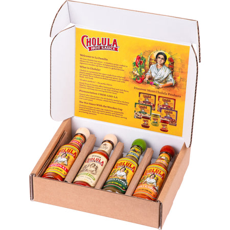 Cholula Variety Pack, 4-Count (Original, Reserva, Green Pepper, Chili Garlic)