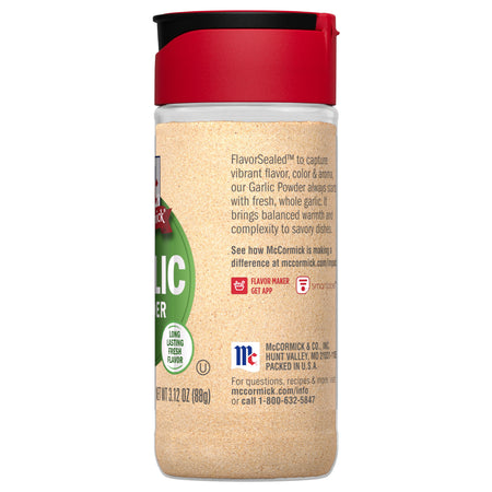 McCormick® Garlic Powder, 3.12 oz