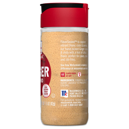 McCormick® Ground Ginger, 1.5 oz (2-Pack)