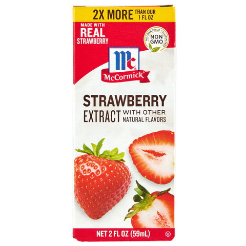 McCormick Strawberry Extract, 2 OZ