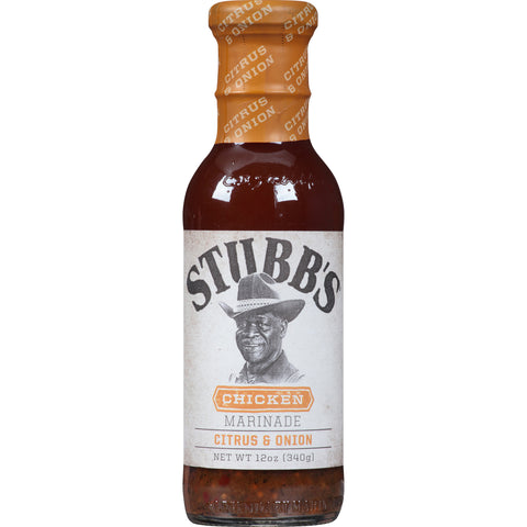 Stubb's® Citrus & Onion Chicken Marinade, 12 oz