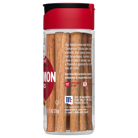 McCormick® Cinnamon Sticks, 0.75 oz