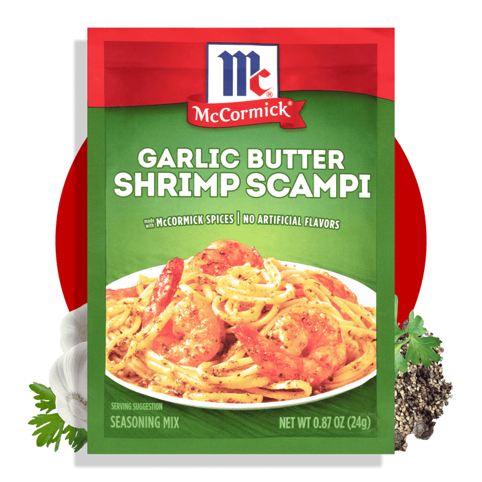 McCormick® Garlic Butter Shrimp Scampi, 0.87 oz (4-Pack)