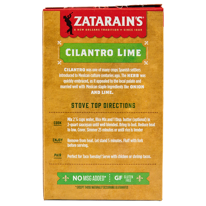 Zatarain's® Cilantro Lime Rice, 6.9 oz