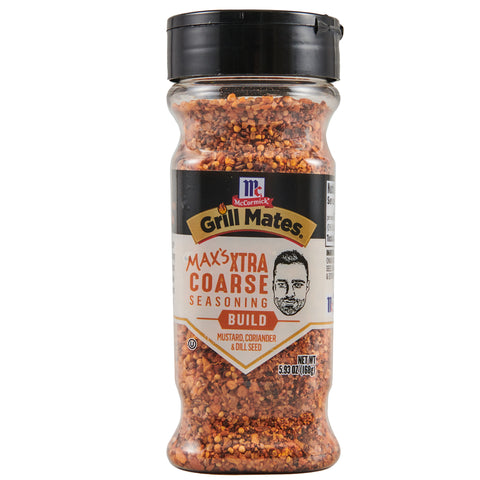 McCormick® Grill Mates® Max's XTRA Coarse Seasoning - Build, 5.93 oz