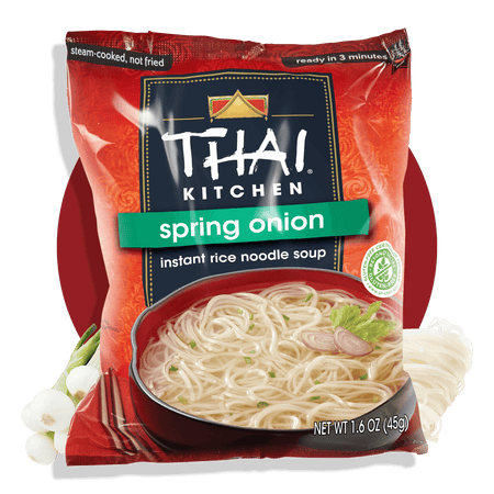 Thai Kitchen Spring Onion Instant Rice Noodle Soup, 1.6 oz (12-Pack)