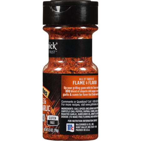 McCormick® Grill Mates® Chipotle & Roasted Garlic Seasoning, 2.5 oz