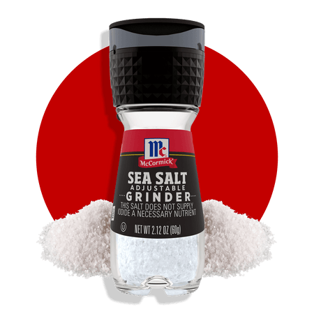 McCormick Sea Salt Grinder, 2.12 oz