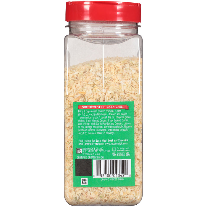 McCormick® Organic Minced Onion, 10 oz