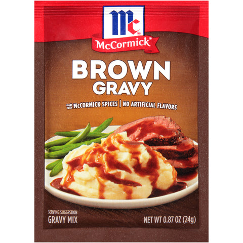 McCormick® Brown Gravy Mix, 0.87 oz (6-Pack)