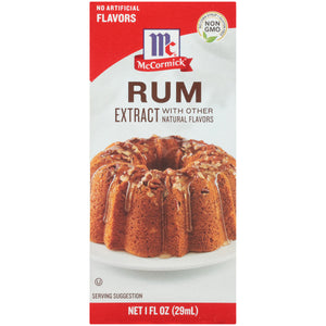 McCormick® Rum Extract With Other Natural Flavors, 1 fl oz