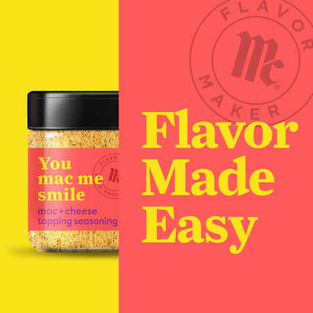 McCormick® Flavor Maker Mac & Cheese Topping Seasoning