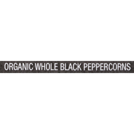 McCormick® Organic Whole Black Peppercorns, 13.75 oz