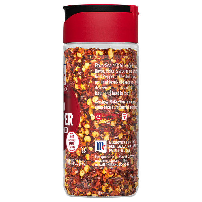 McCormick® Crushed Red Pepper, 1.5 oz