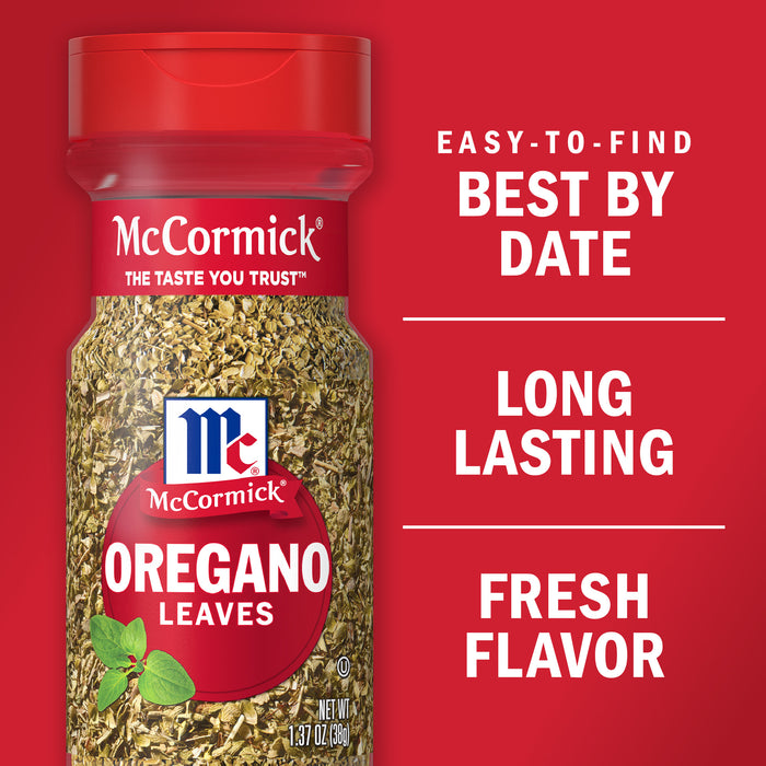 McCormick® Oregano Leaves, 1.37 oz