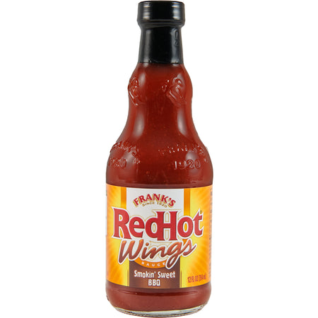 Frank's RedHot® Smokin' Sweet BBQ Wings Sauce, 12 fl oz