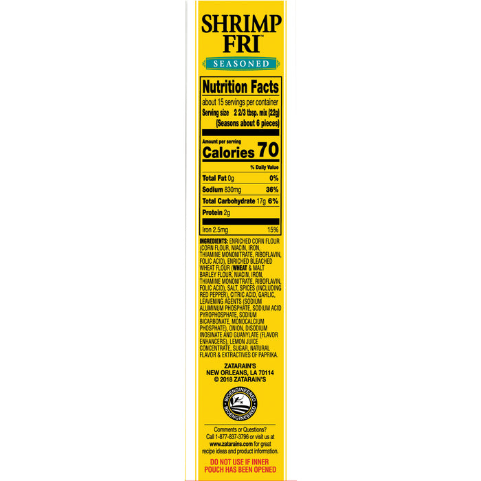 Zatarain's® Seasoned Shrimp Fri, 12 oz