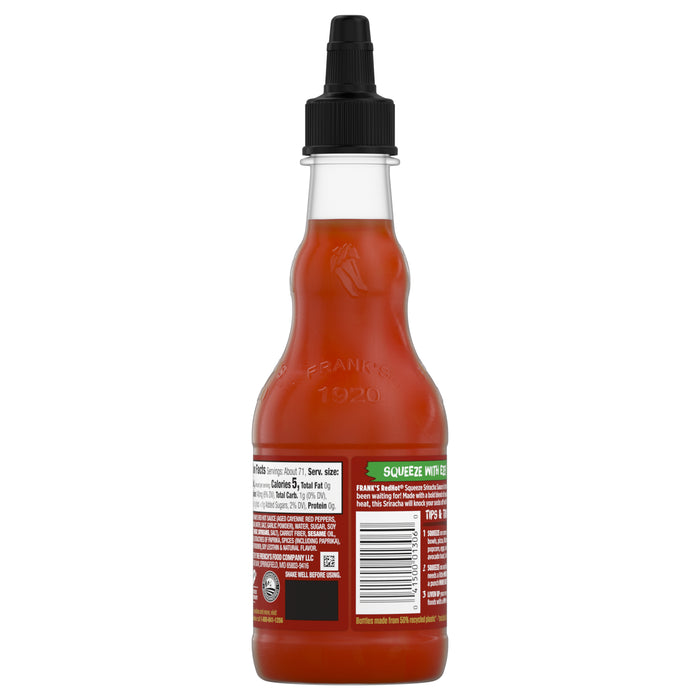 Frank's RedHot® Sriracha Squeeze Sauce, 12 fl oz