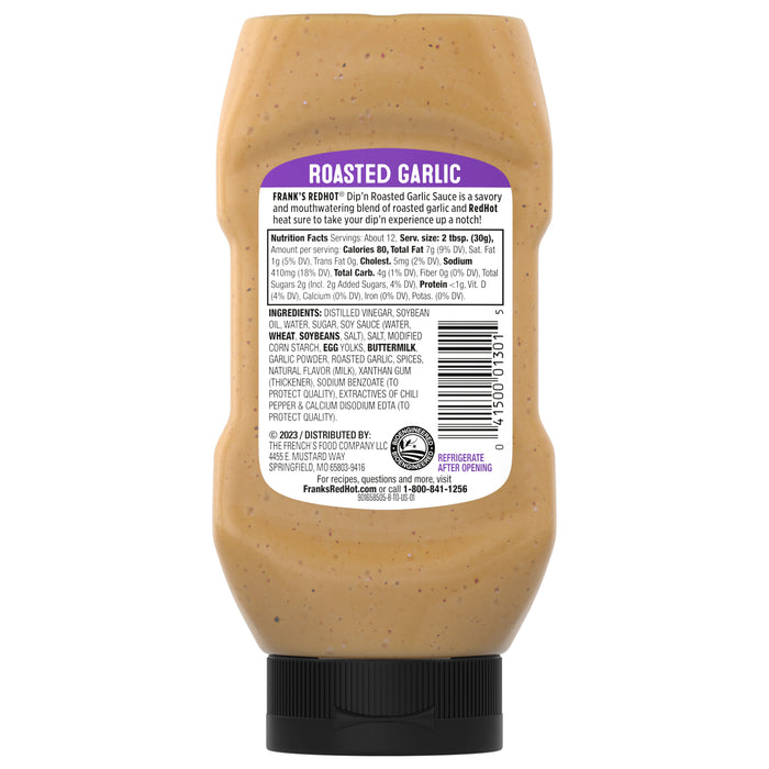 Frank's RedHot® Roasted Garlic Dip'N Sauce, 12 fl oz