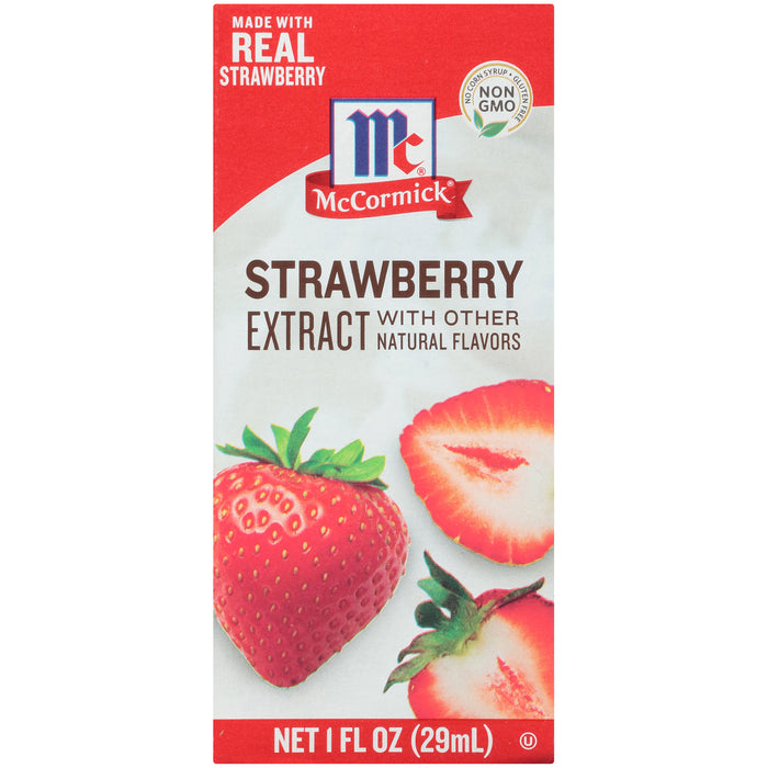 McCormick® Strawberry Extract With Other Natural Flavors, 1 fl oz