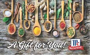 Tasty Seasoning Gift Set by McCormick Spices - 5 Spice Bends